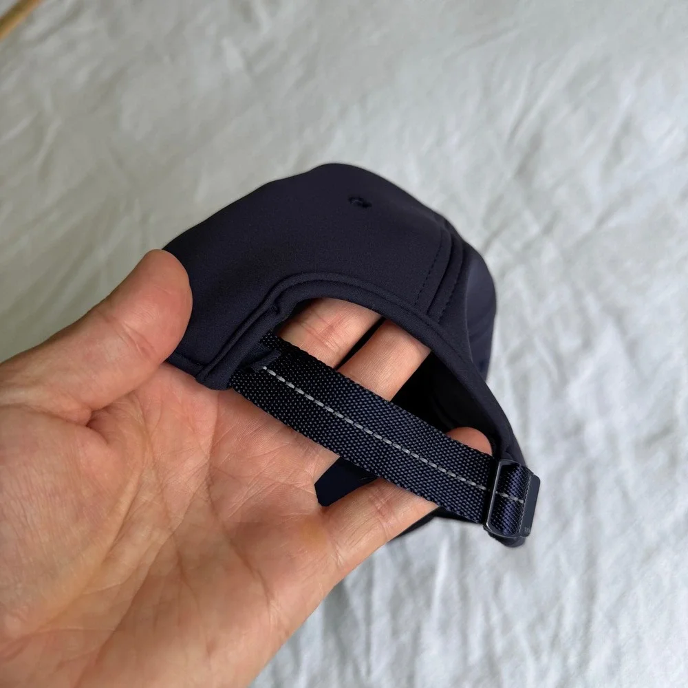 Lululemon Fast and Free Womens Running Baseball‎ Hat Navy Blue Adjustable Cap